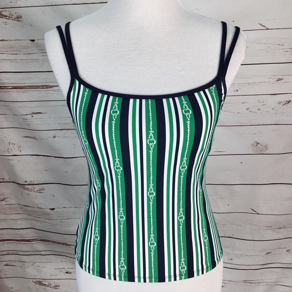 NWT Nautica Nautical Tankini Size 6‎